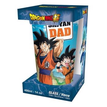 DRAGON BALL SUPER - Glas "SAIYAN DAD"   Ob zum Vatertag, zu einem Geburtstag, Weihnachten oder zum Vergnügen des Gebens, alle Gelegenheiten sind gut, dieses große Glas Ihrem Saiyajin-Papa zu schenken!